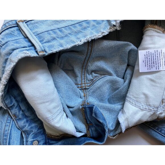 Good American The Weekender High Rise Jeans Light Blue Size US 4/27 - Picture 7 of 9